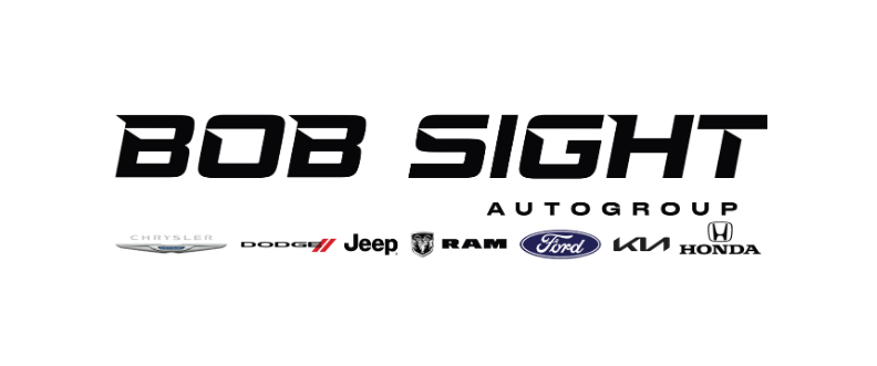 Graphic with text: Bob Sight Autogroup