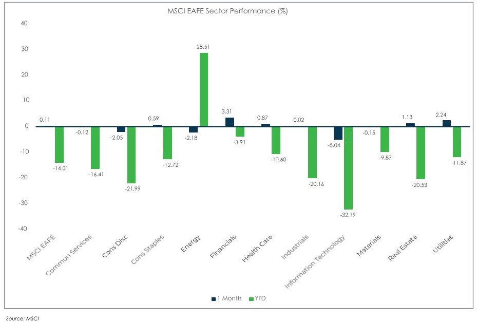 MSCI EAFE Performance Chart