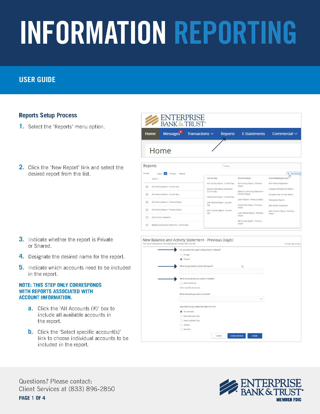 Information Reporting User Guide