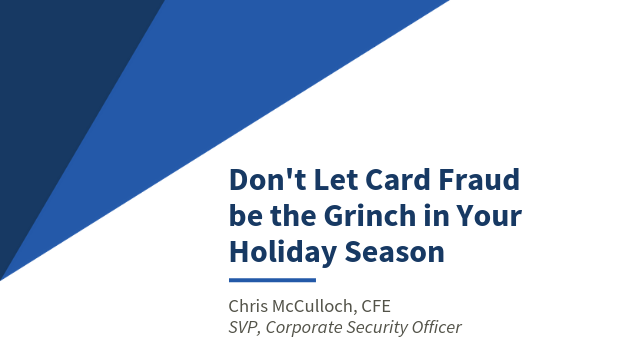 Don't let card fraud be the Grinch in your holiday season