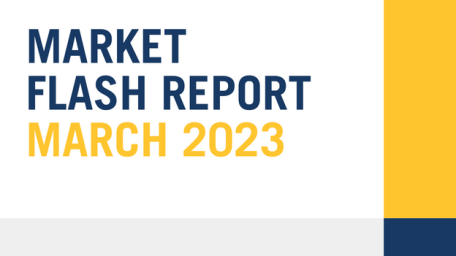 Market Flash Report March 2023 header design