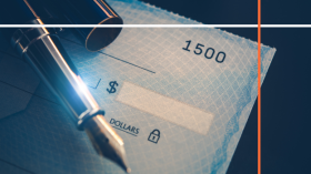 pen and banking check, protect your payments