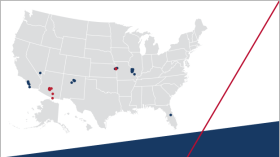 Map of the United States of America, press release