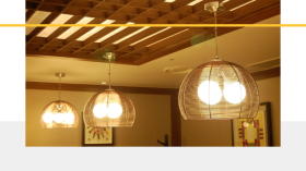 Light bulbs hanging in a room, Valley Lighting