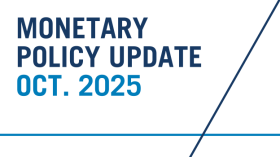 Monetary Policy Update Oct. 2025