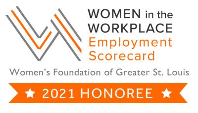 Women in the Workplace Employment Scorecard 2021 Honoree - Women's Foundation of Greater St. Louis
