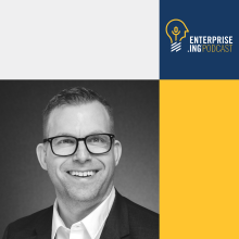 Enterprise.ing podcast logo and Jay Grosman headshot